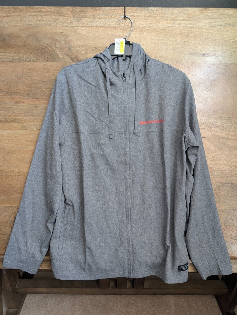 Travis Mathew MasterCraft Jacket Mens Large Dark Gray Balboa Hooded Full Zipper